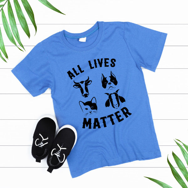 All Lives Matter Unisex T-Shirt - Embrace Vegan Vibes