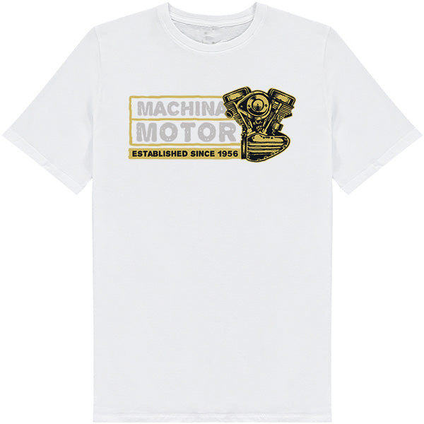 Machina Motor Unisex T-Shirt | Ideal for Motorcycle Fans