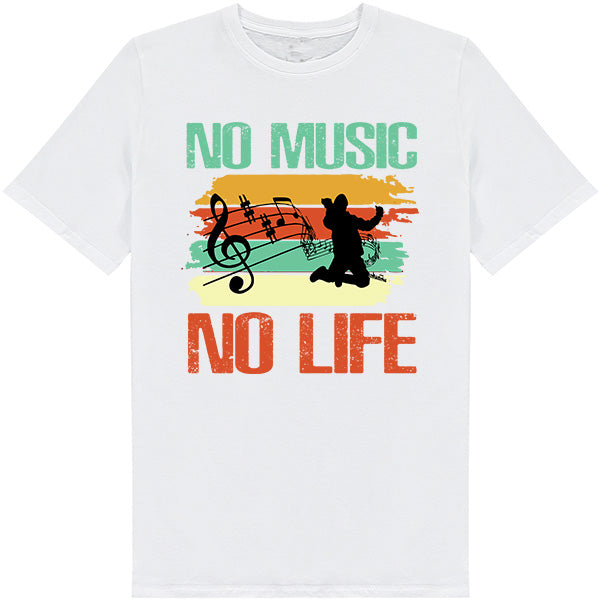 "No Music No Life" Unisex T-Shirt | Ideal for Music Lovers