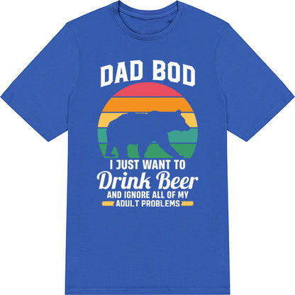 Unisex 'Dad Bod' Beer T-Shirt | Dad's Favorites Collection