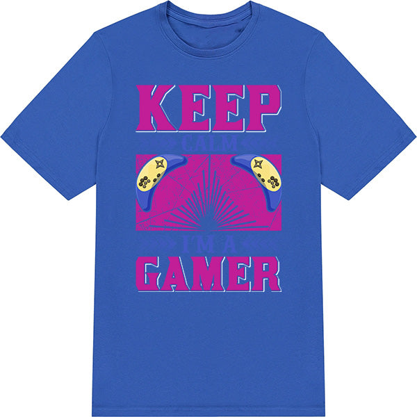 "Keep Calm I'm A Gamer" T-Shirt | Premium Unisex Gaming Tee