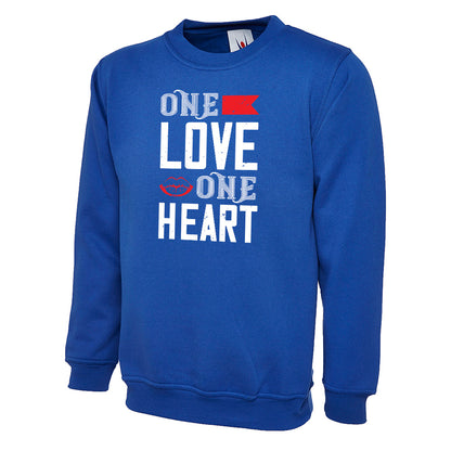 One Love One Heart  Unisex Sweatshirt | Valentine's Day Special