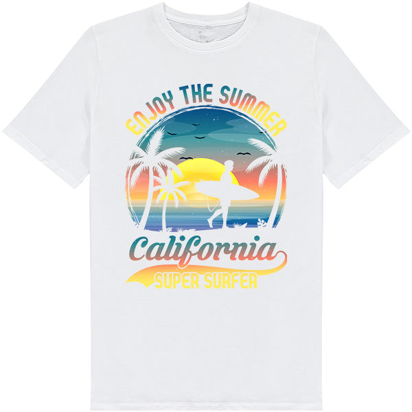 Summer California Super Surfer Unisex T-Shirt | Equestrian Shop