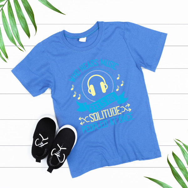 "Who Hears Music" Unisex T-Shirt | Ideal for Music Lovers