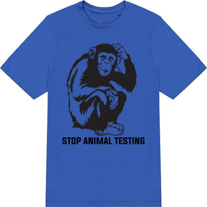 Stop Animal Testing T-Shirt | Vegan Vibes Collection