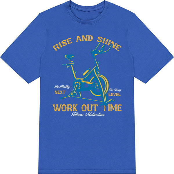 Rise and Shine Unisex Workout T-Shirt | Essential Gym Wear