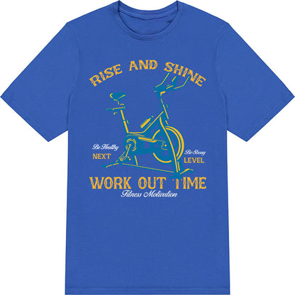 Rise and Shine Unisex Workout T-Shirt | Essential Gym Wear