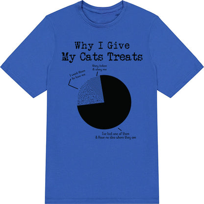 Exclusive Cat T-Shirt | "Why I Give My Cats Treats" Unisex