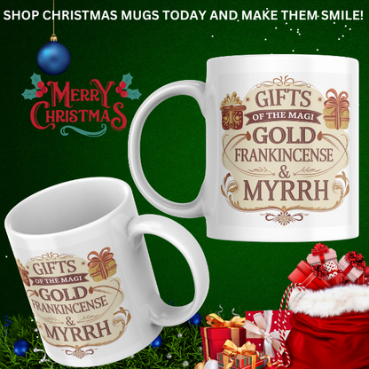 Shop the Exquisite Gifts of the Magi Christmas Mug - Double-Sided Print for Festive Cheer