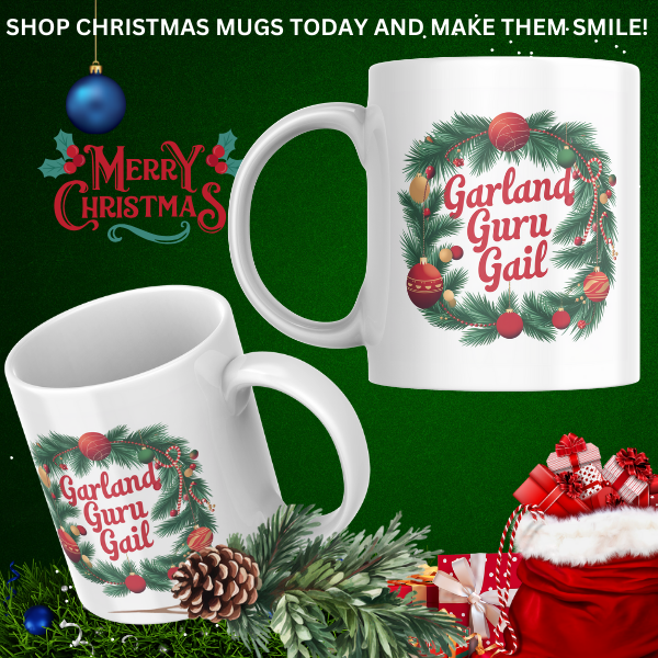 Shop the Garland Guru Gail Personalized Christmas Mug – Double-Sided Print for Festive Cheer