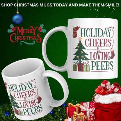 Shop Festive Family Christmas Mug - Double-Sided Print for Holiday Cheer