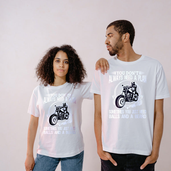 Bold Unisex T-Shirt for Motorbike Riders - Shop Now