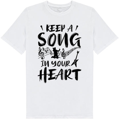 "Keep A Song In Your Heart" Unisex T-Shirt | Music Lovers' Tee