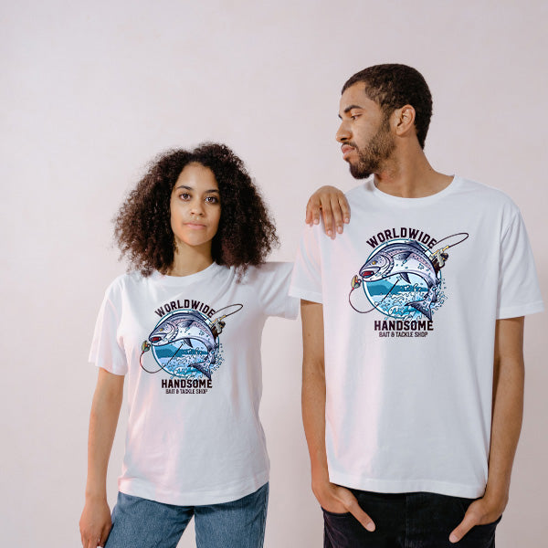 Unisex Fishing T-Shirt | Worldwide Handsome Bait & Tackle