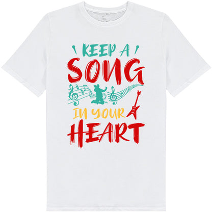 Keep A Song In Your Heart V1 T-Shirt | Unisex Music Tee