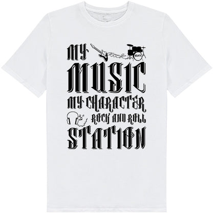 "My Music My Character" Unisex T-Shirt | Ideal for Music Lovers