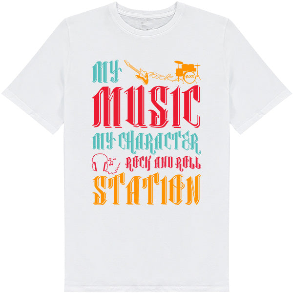 "My Music My Character V1" Unisex T-Shirt | Music Lovers' Pick