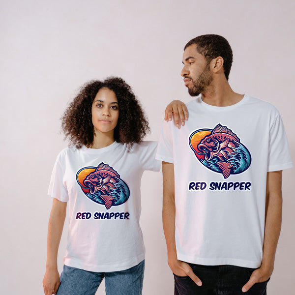 Red Snapper Unisex T-Shirt | Ideal for Fishing Fans