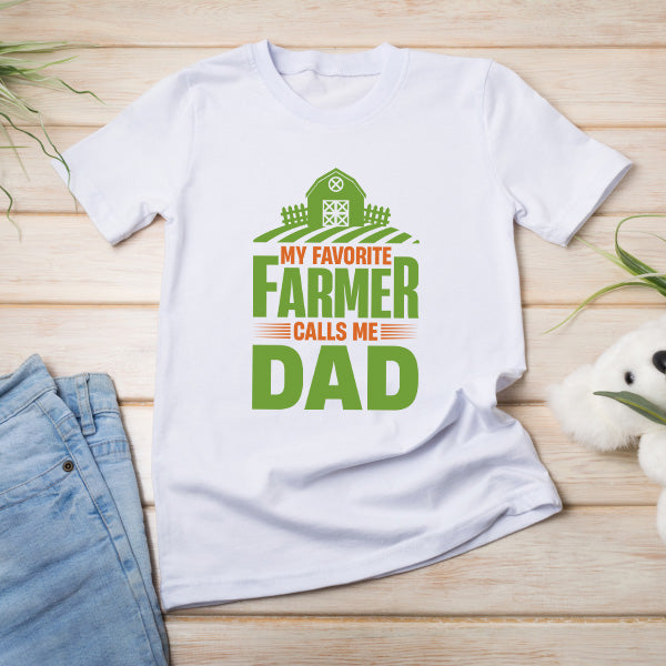 "My Favorite Farmer Calls Me Dad" T-Shirt | Equestrian Apparel