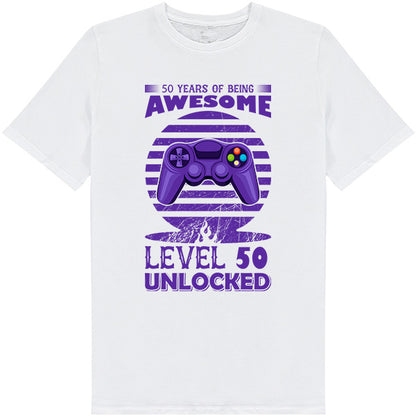 50 Years of Awesome Unisex T-Shirt | Premium Gaming Apparel