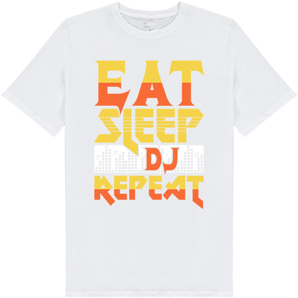 "Eat Sleep DJ Repeat" T-Shirt | Ideal for Music Lovers