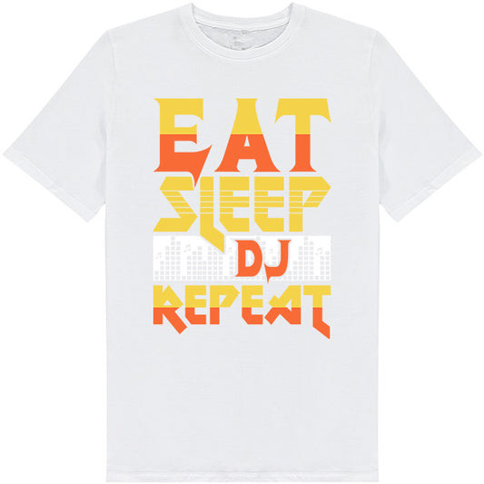 "Eat Sleep DJ Repeat" T-Shirt | Ideal for Music Lovers