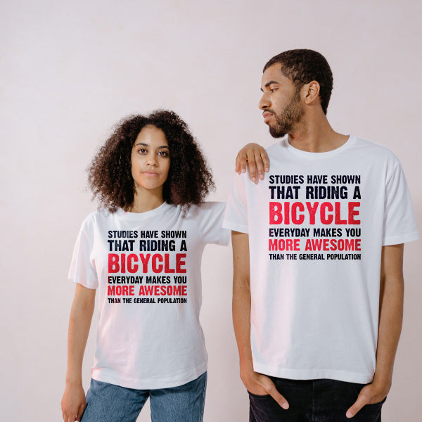 Unisex 'Riding A Bicycle' T-Shirt | Bicycle Adventures