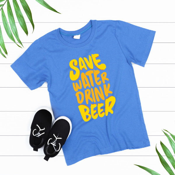 Save Water Drink Beer T-Shirt | Unisex Equestrian Apparel