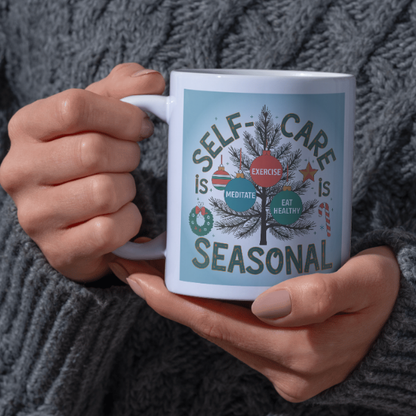 Shop the Seasonal Self-Care Christmas Mug - Perfect for Holiday Cheer and Relaxation