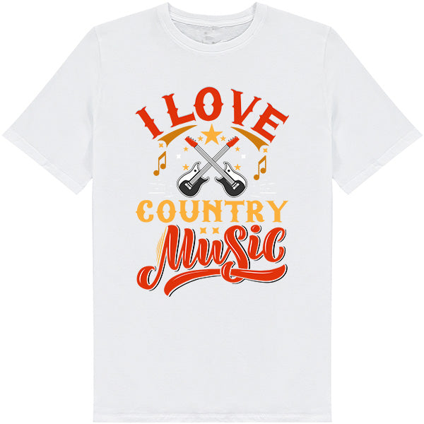 "I Love Country Music" Unisex T-Shirt | Equestrian Apparel