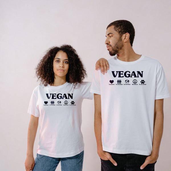 Vegan Compassion Unisex T-Shirt | Nonviolence & Vegan Vibes