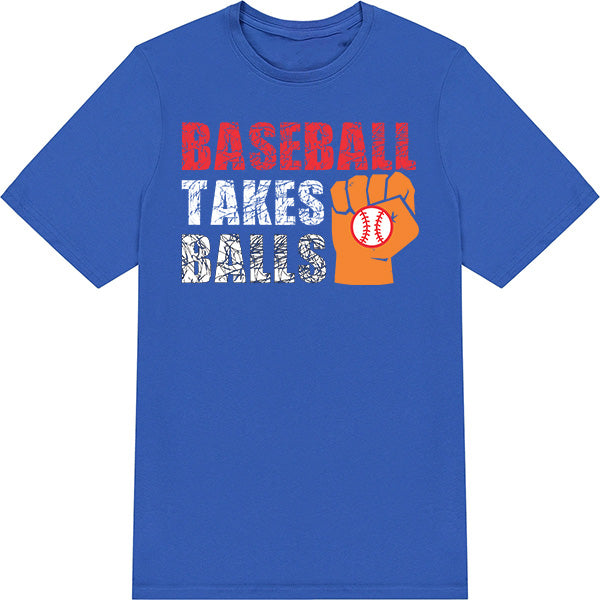 Baseball Takes Balls V2 T-Shirt | Unisex | Equestrian Apparel