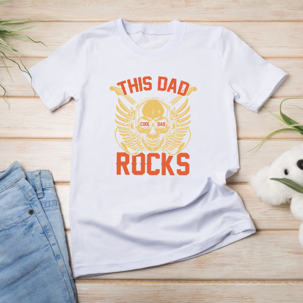 Dad Cooldad Rocks T-Shirt | Unisex | Dad's Favorites