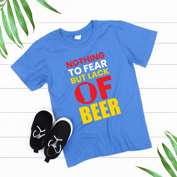 "Nothing To Fear But Lack Of Beer" T-Shirt | Equestrian Apparel