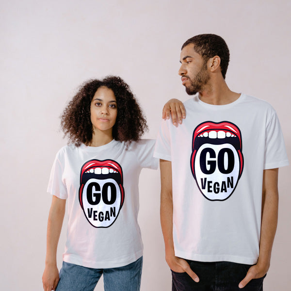 Go Vegan Unisex T-Shirt | Embrace Vegan Vibes | Equestrian Apparel