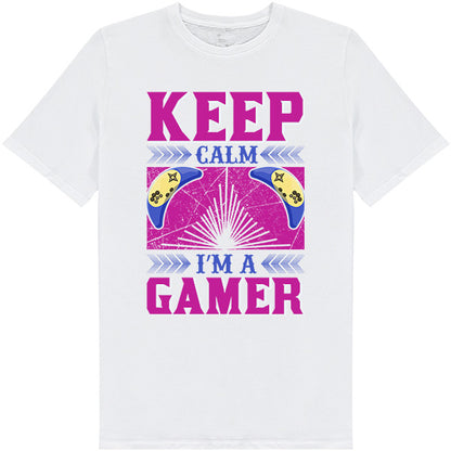 "Keep Calm I'm A Gamer" T-Shirt | Premium Unisex Gaming Tee