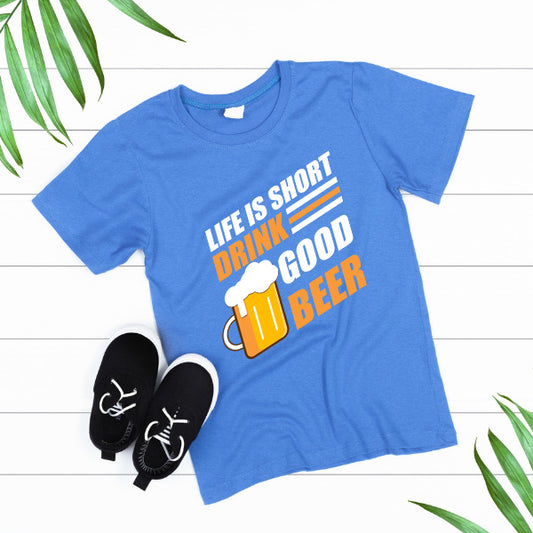 "Life Is Short, Drink Good Beer" Unisex T-Shirt | Equestrian Style