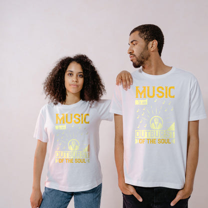 "Music Is An Outburst Of The Soul" Unisex T-Shirt - Shop Now