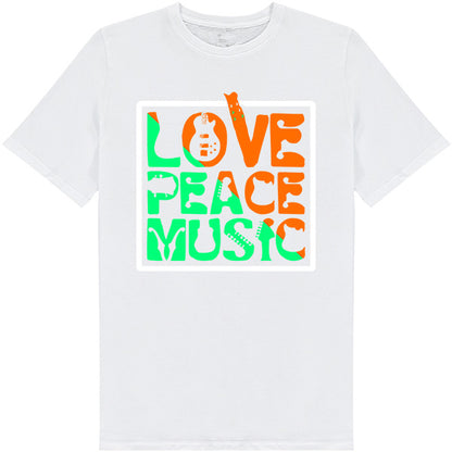 Love Peace Music Unisex T-Shirt | Ideal for Music Lovers