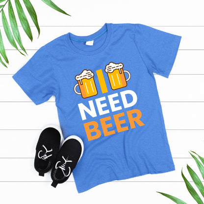 "I Need Beer" Unisex T-Shirt | Equestrian & Beer Lovers