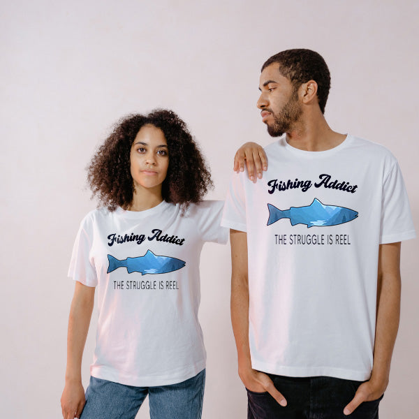 Fishing Addict Unisex T-Shirt | Perfect for Enthusiasts