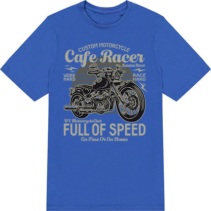 Custom Cafe Racer T-Shirt | Unisex | For Speed Enthusiasts