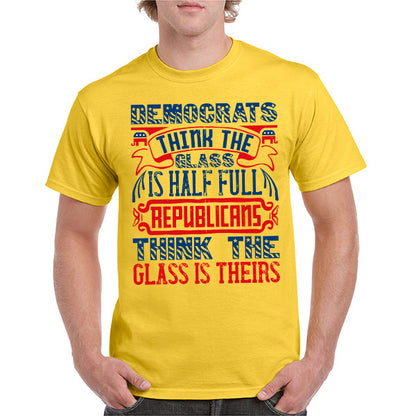 Unisex Political Statement T-Shirt - Democrats vs Republicans