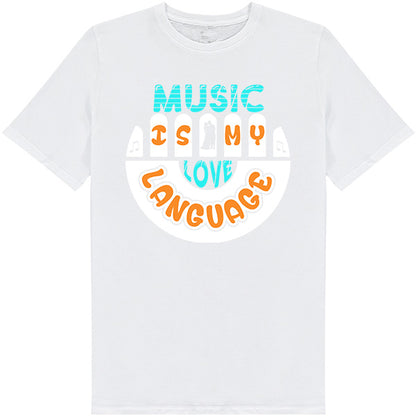 "Music Is My Language" Unisex T-Shirt | Ideal for Music Lovers