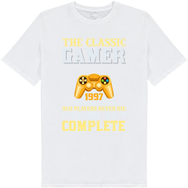 Classic Gamer 1997 Unisex T-Shirt - Premium Gaming Apparel