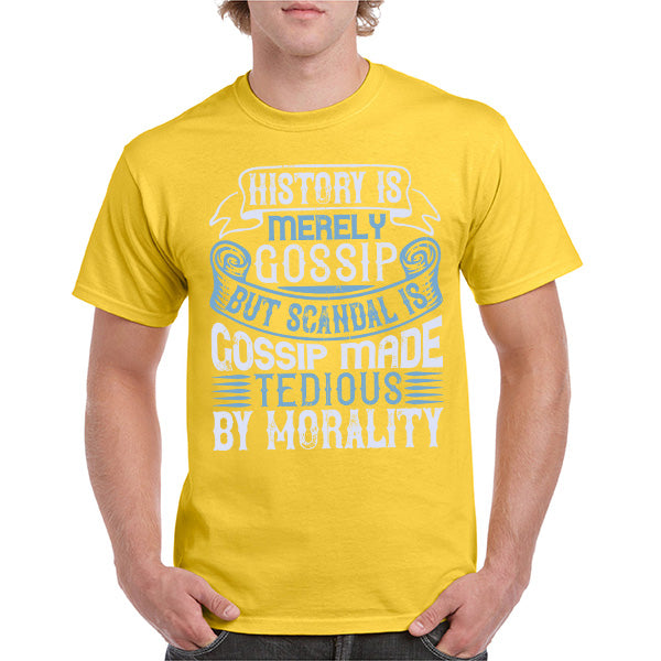 "History Is Gossip" Unisex T-Shirt | Political Statements Collection