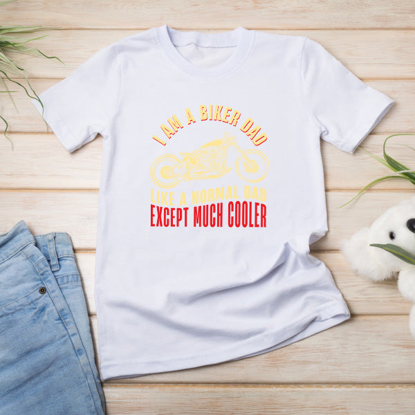 Biker Dad Unisex T-Shirt | Dad's Favorites Collection