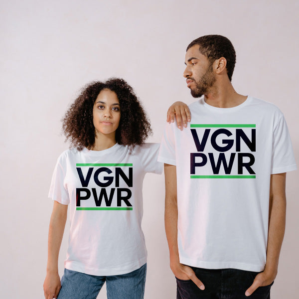 VGN PWR Unisex T-Shirt | Embrace Vegan Vibes | Shop Now