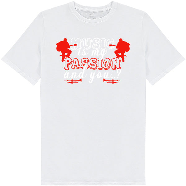 "Music Is My Passion" Unisex T-Shirt | Ideal for Music Lovers