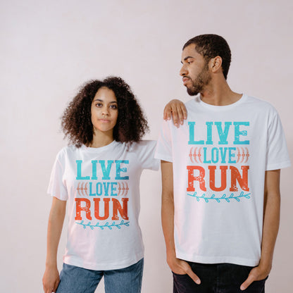 Live Love Run Unisex T-Shirt | Perfect for Runners